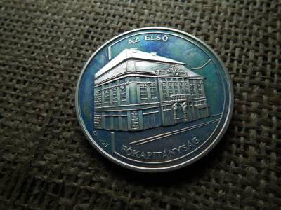 THAISZ ELEK BUDAPEST ELSŐ RENDŐRFŐKAPITÁNYA EMLÉKÉREM , EZÜST PP 