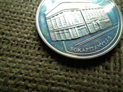 THAISZ ELEK BUDAPEST ELSŐ RENDŐRFŐKAPITÁNYA EMLÉKÉREM , EZÜST PP 