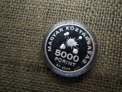 Teller Ede ezüst 5000 forint 2008 PP