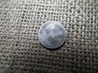 Ezüst 10 krajcár 1871 GYF !