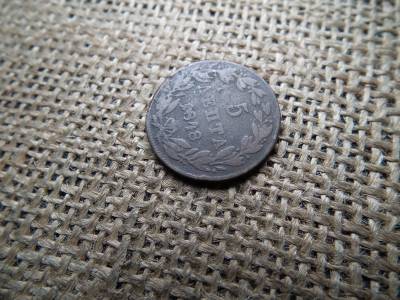 Görögország 5 Lepta 1848 , ( drachma ) Ottó , 