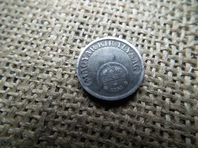 10 fillér 1941 , vas , sherardírozott