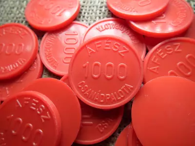 CSANÁDPALOTA ÁFÉSZ - MŰANYAG ZSETON - 1000 forint , egyoldalas ! Ár/db