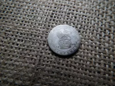 Egyesült Királyság  , ezüst 6 pence 1924