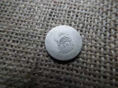 Egyesült Királyság , ezüst 6 pence 1922