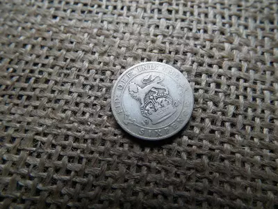 Egyesült Királyság , ezüst 6 pence 1921