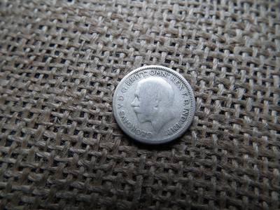 Egyesült Királyság , ezüst 6 pence 1929 Egyesült Királyság , ezüst 6 pence 1929