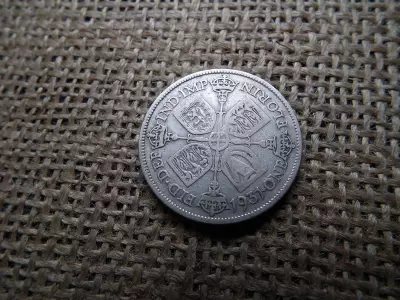 Egyesült Királyság  , ezüst 1 florin 1931