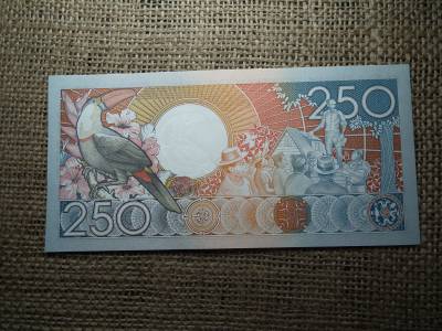 Suriname 250 gulden 1988 , UNC , A2 Suriname 250 gulden 1988 , UNC , A2