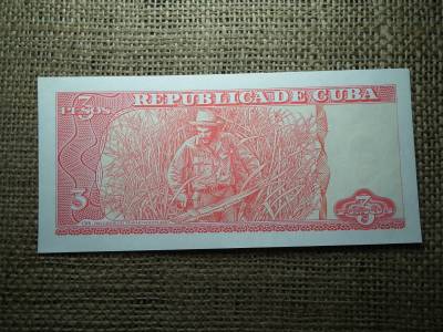 Kuba 3 pesos 2004 , UNC , Ernesto "Che" Guevara , A2 Kuba 3 pesos 2004 , UNC , Ernesto "Che" Guevara , A2