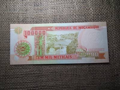 Mozambik 100000 meticais 1993 UNC , A2 Mozambik 100000 meticais 1993 UNC , A2