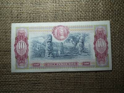 Kolumbia 10 pesos 1980 , A3 Kolumbia 10 pesos 1980 , A3