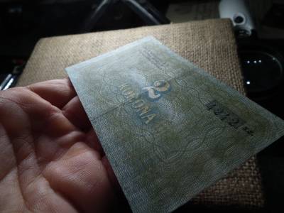 Légrády 2 korona 1919 - 1925 , nyomdaüzem Légrády 2 korona 1919 - 1925 , nyomdaüzem