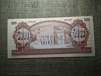 5000 forint 1990 H , MINTA , UNC ! RITKA 5000 forint 1990 H , MINTA , UNC ! RITKA