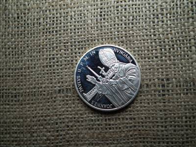 Ezüst 500 forint 1991 PP , János Pál Pápa Ezüst 500 forint 1991 PP , János Pál Pápa