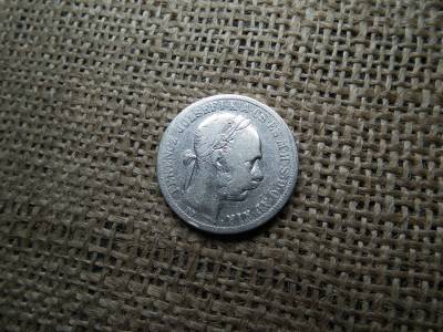 Ezüst 1 forint 1892 KB , Ferenc József Ezüst 1 forint 1892 KB , Ferenc József