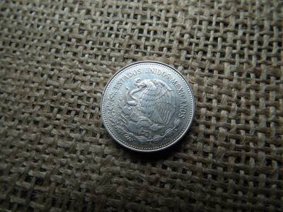 Mexikó , ezüst 25 pesos 1985 , peso , ritkább , Foci Mexikó , ezüst 25 pesos 1985 , peso , ritkább , Foci