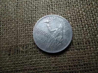 Románia 100000 lei 1946 , ezüst 