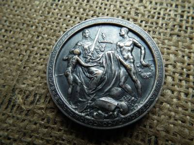 1912 A Budapesti Székes Fővárosi Közlekedési Részvénytársaság Sportegyesülete emlékérem 1912 A Budapesti Székes Fővárosi Közlekedési Részvénytársaság Sportegyesülete emlékérem