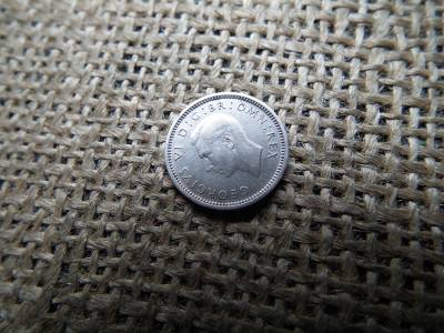 Egyesült Királyság , ezüst 3 pence 1940 Egyesült Királyság , ezüst 3 pence 1940