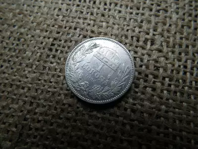 Ferenc József , ezüst 1 korona 1896 KB 