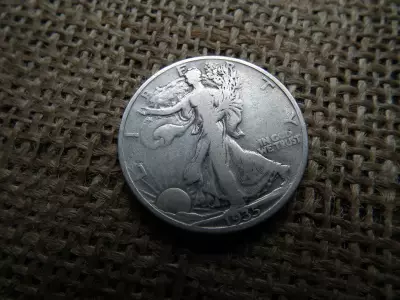 USA , ezüst 1 dollár 1935 , dollar S