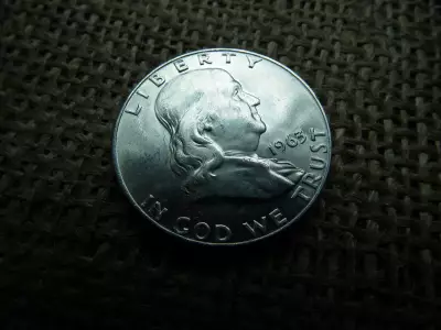 USA , ezüst 1 dollár 1963 , dollar , D , extra