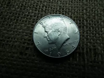 USA , ezüst 1 dollár 1964 , dollar , D , extra