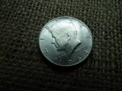 USA , ezüst 1 dollár 1964 , dollar , D , extra