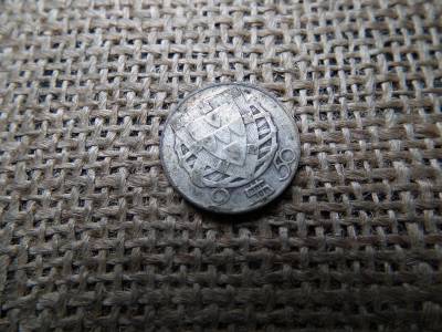 Portugáia , ezüst 2 ,50 escudos 1947 , escudo Portugáia , ezüst 2 ,50 escudos 1947 , escudo