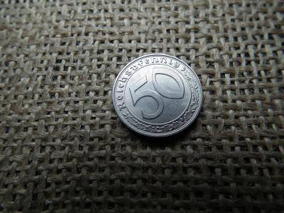 Birodalmi 50 pfennig 1939 E , sasos - horogkeresztes , ritka , extra Birodalmi 50 pfennig 1939 E , sasos - horogkeresztes , ritka , extra