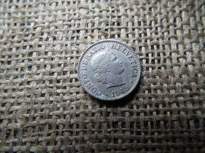 Svájc , 10 rappen 1945