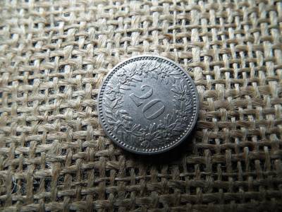 Svájc , 20 rappen 1919 Svájc , 20 rappen 1919