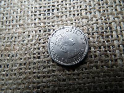 Malaya és British Borneo ( brit Malajzia ) 10 cent 1957 - II. Erzsébet , cents Malaya és British Borneo ( brit Malajzia ) 10 cent 1957 - II. Erzsébet , cents