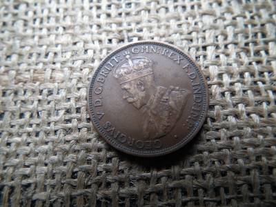 Ausztrália fél penny 1916 V. György Ausztrália fél penny 1916 V. György