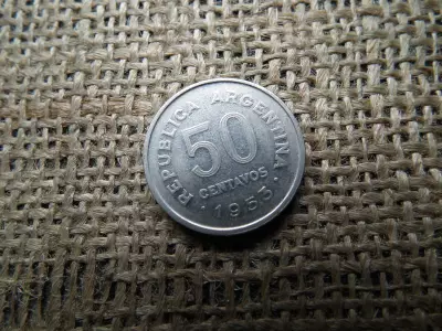 Argentína 50 centavos 1953