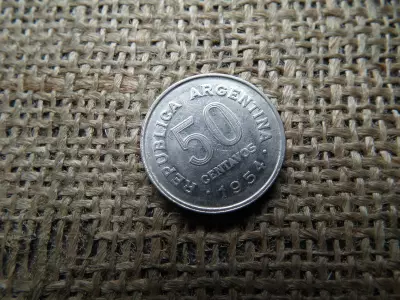 Argentína 50 centavos 1954