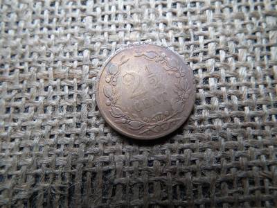 Hollandia , 2 1/2 cent 1877 Hollandia , 2 1/2 cent 1877