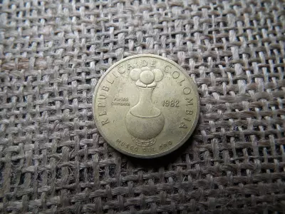 Kolumbia 20 pesos 1982 , peso