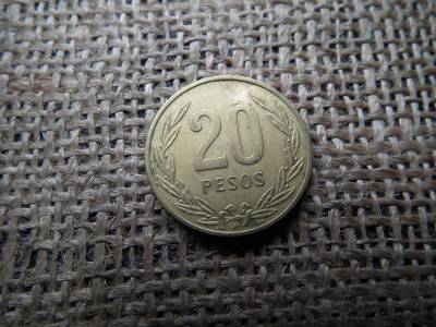 Kolumbia 20 pesos 1982 , peso Kolumbia 20 pesos 1982 , peso