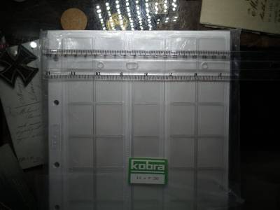 Kobra , Érmetartó , éremtartó , érme berakó lap ! 10 db 30 férőhelyes ! Ár / zacskó ( 10 lap , 10 elválasztó ) Új ! Kobra , Érmetartó , éremtartó , érme berakó lap ! 10 db 30 férőhelyes ! Ár / zacskó ( 10 lap , 10 elválasztó ) Új !