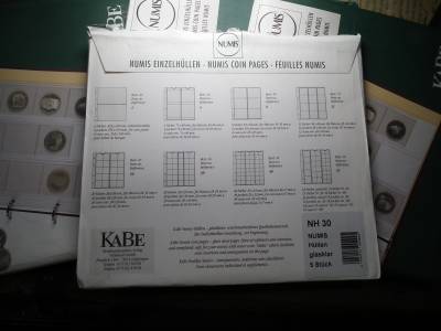 NUMIS Kabe , Érmetartó , éremtartó , érme berakó lap ! 5 db 30 férőhelyes ! Ár / zacskó ( 5 lap , 5 elválasztó ) Új ! NUMIS Kabe , Érmetartó , éremtartó , érme berakó lap ! 5 db 30 férőhelyes ! Ár / zacskó ( 5 lap , 5 elválasztó ) Új !