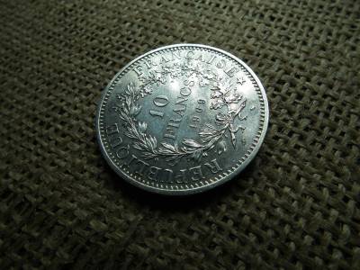 Franciaország , ezüst 10 francs 1969 , frank , extra , ritkább Franciaország , ezüst 10 francs 1969 , frank , extra , ritkább