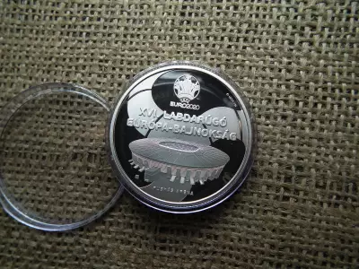 Ezüst 10000 forint 2021 PP , UEFA 