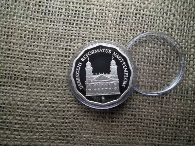 Ezüst 5000 forint 2007 PP , Debreceni Templom 
