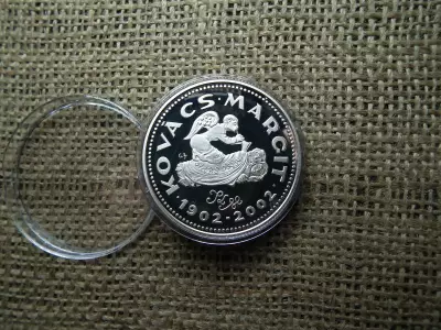 Ezüst 3000 forint 2002 PP , Kovács Margit 