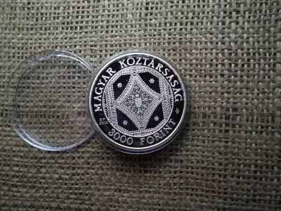 Ezüst 3000 forint 2002 PP ,  ORSZÁGOS SZÉCHENYI KÖNYVTÁR 