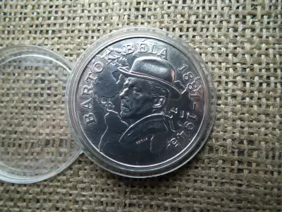 Ezüst 500 forint 1981 , Bartók Béla , BU 