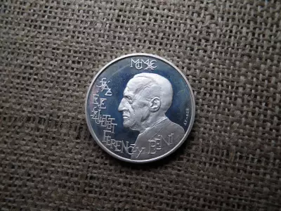 MÉE , ezüst PP emlékérem , Száz éve született Ferenczy Béni , ÁP 835/1000 35,8g 