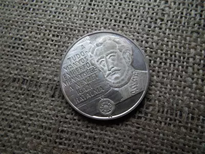 150 éves a Magyar Tudományos Akadémia , ezüst emlékérem , Budapest , Széchenyi 30,51g 